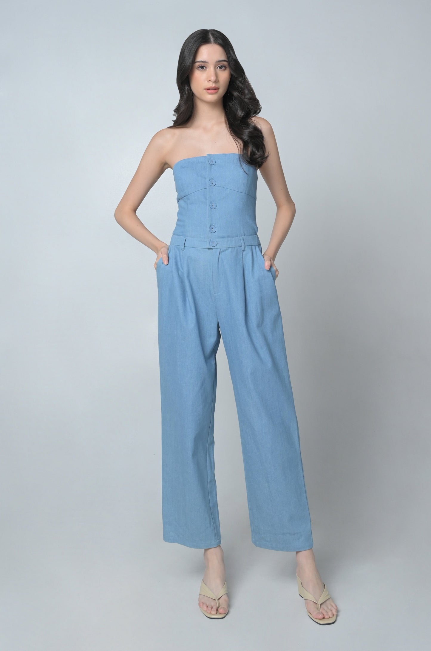 Bae 2 In 1 Pantsuit (Chambray)