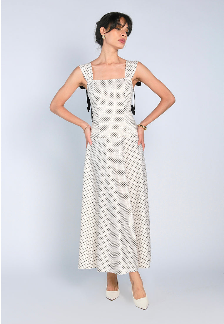 vania midi dress Mark Bumgarner X Vania Romoff For Plains & Prints Daphne Sleeveless Dr