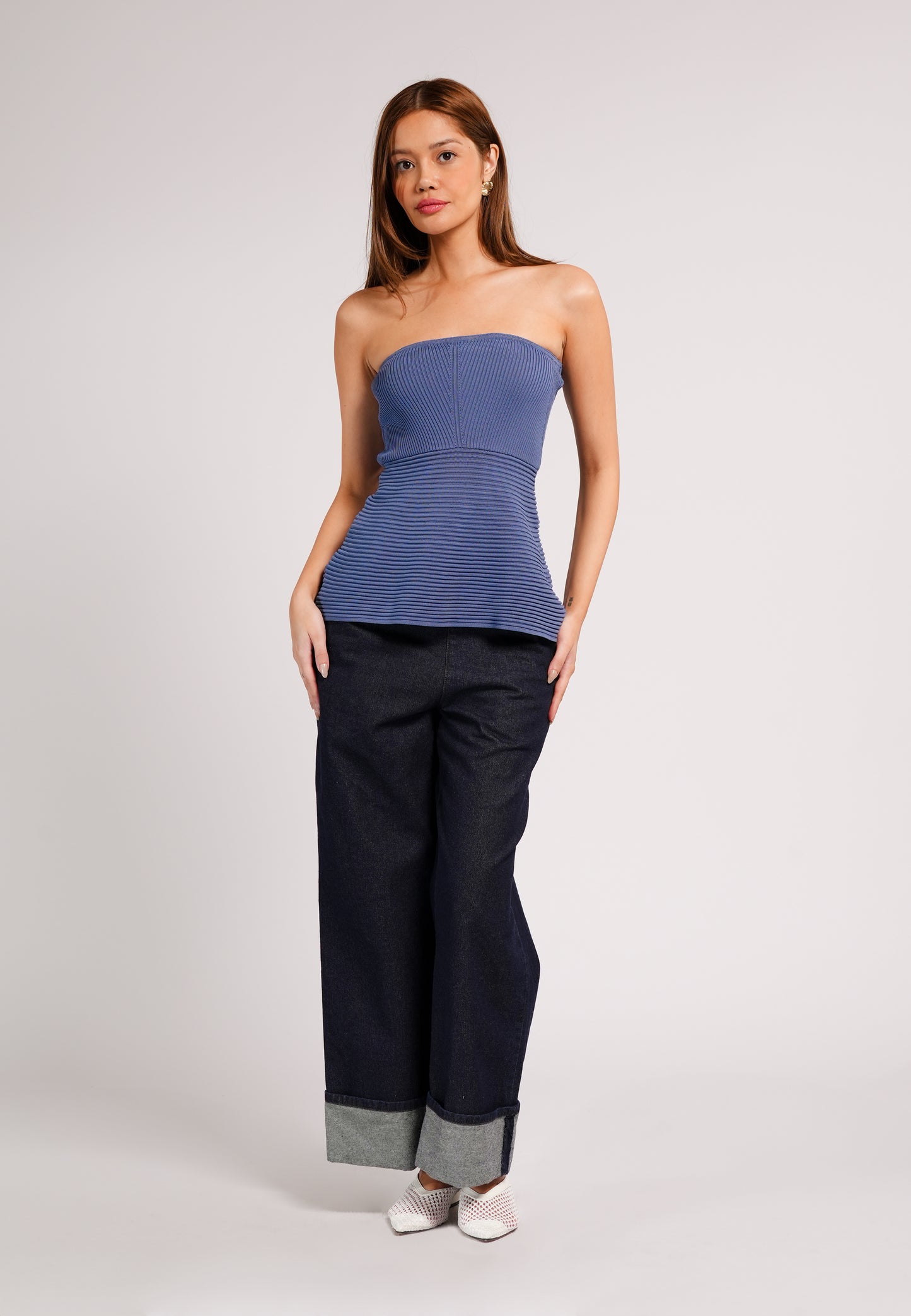 DNM Studios 2026 Daria Tube Top (Blue)