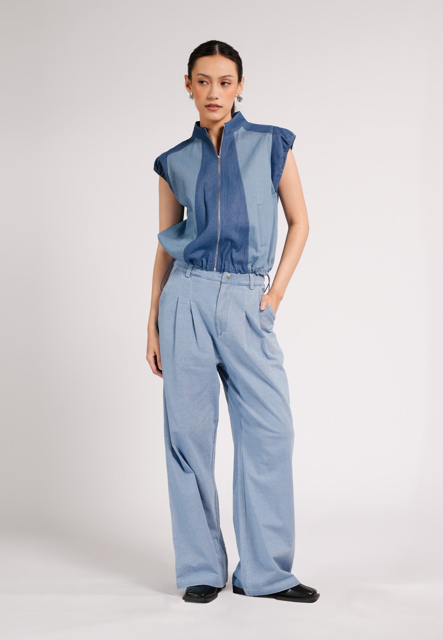 DNM Studios 2026 Darsh Extended Sleeve Top (Blue)