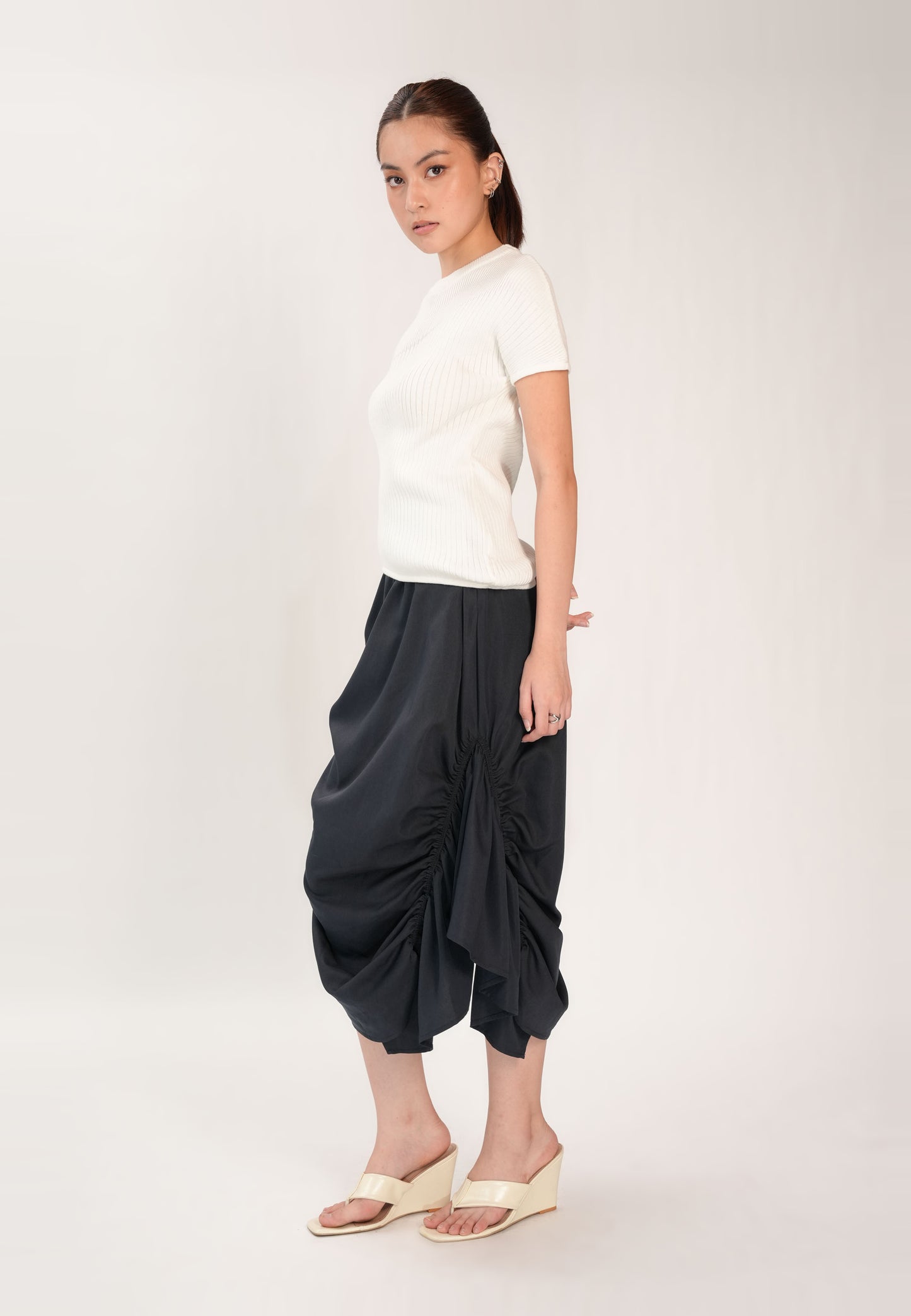 Fritz Short Sleeve Top (Offwhite)