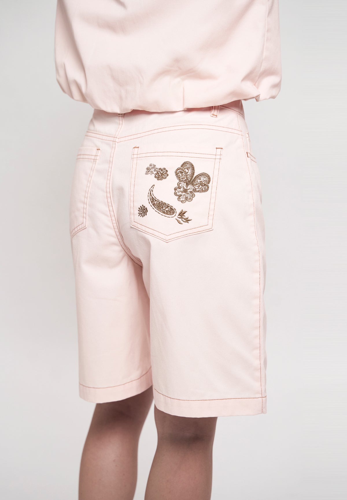 Glydel Long Shorts (Light Pink)