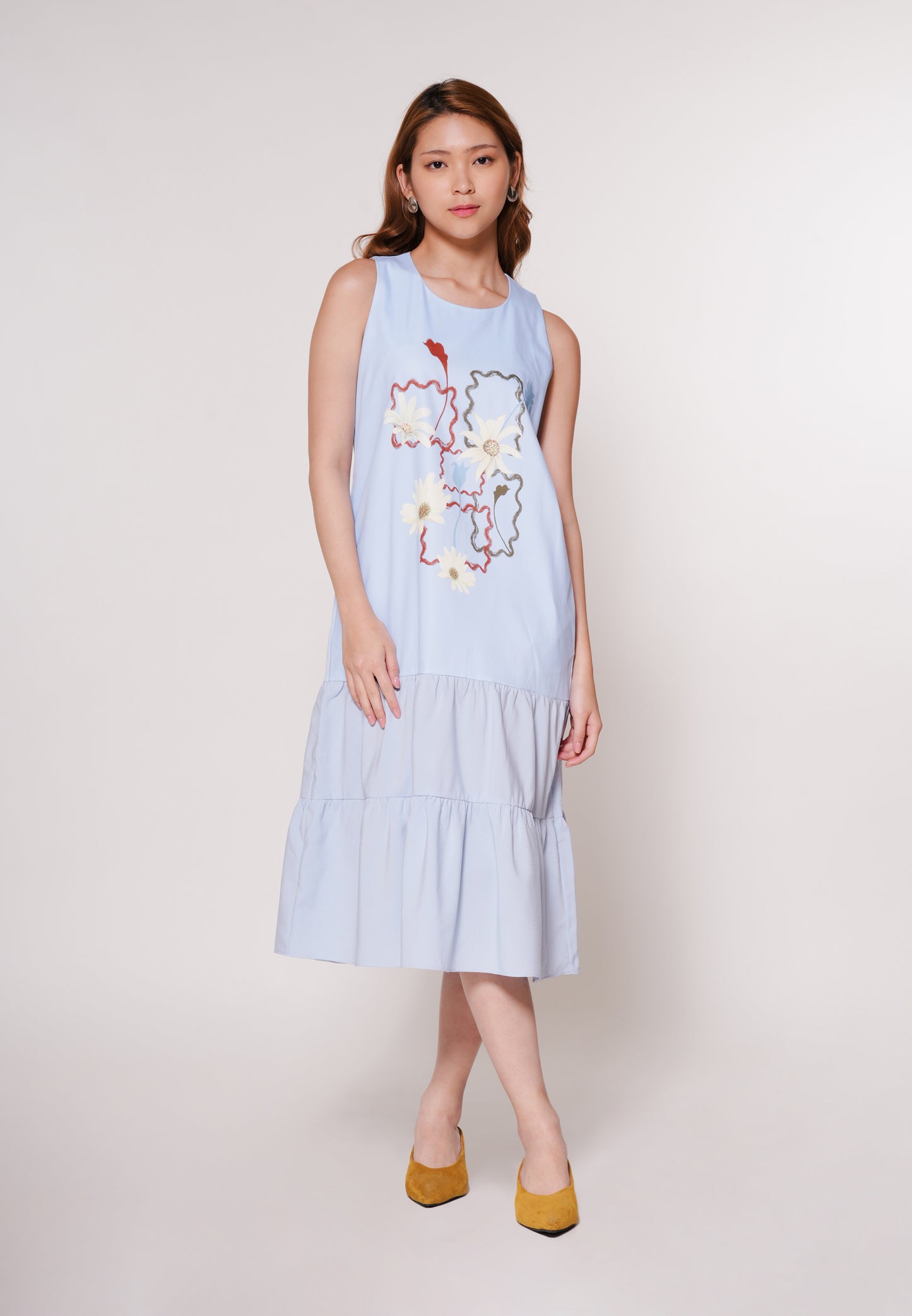 Arvey Sleeveless Dress (Sp. Blue)