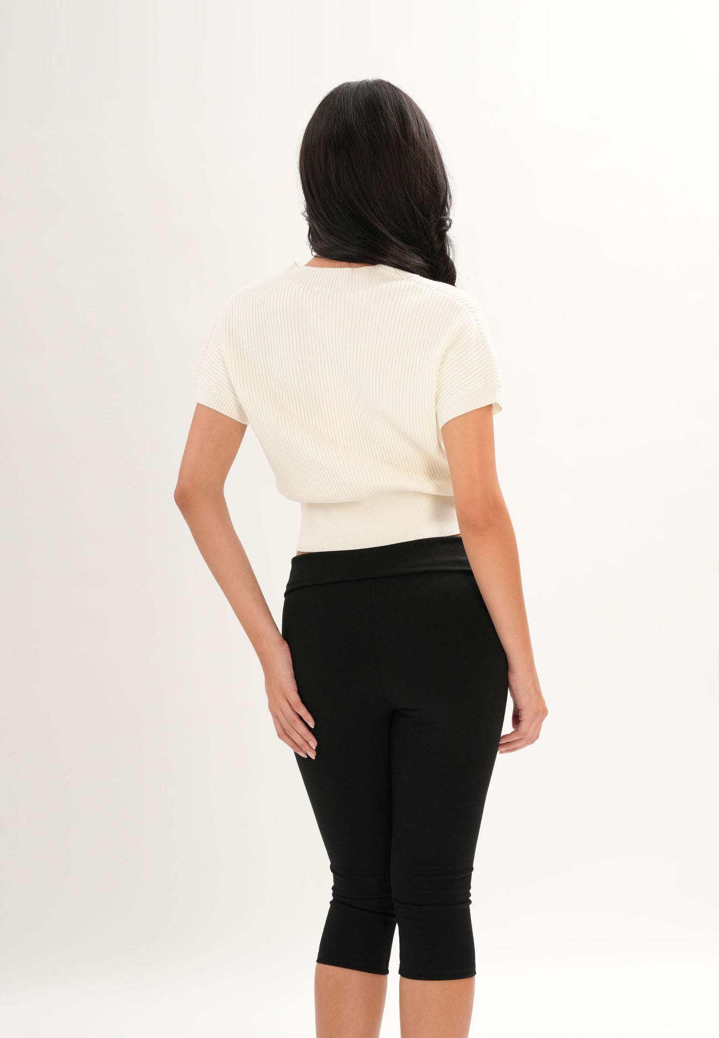Archetype Refined Asphalt Extended Sleeve Top (Offwhite)