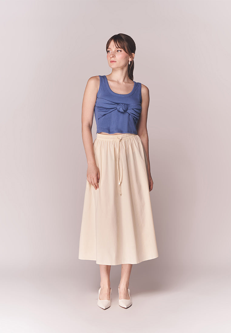 Solstice Boho Sleeveless Top (Blue)