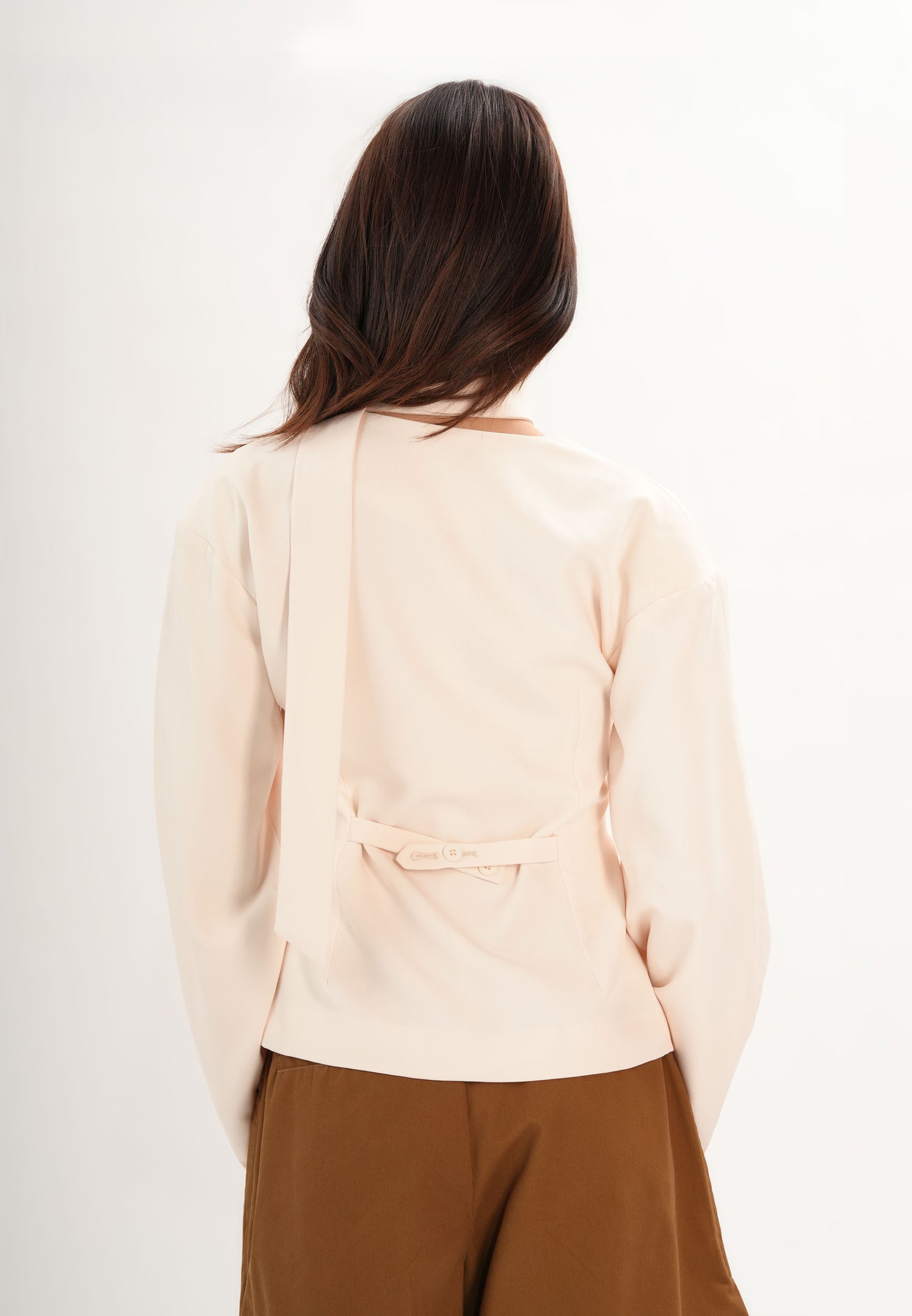 Fittz Long Sleeve Top (Beige)
