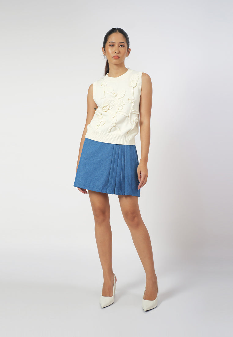 Raf Giana Sleeveless Top (Cream)