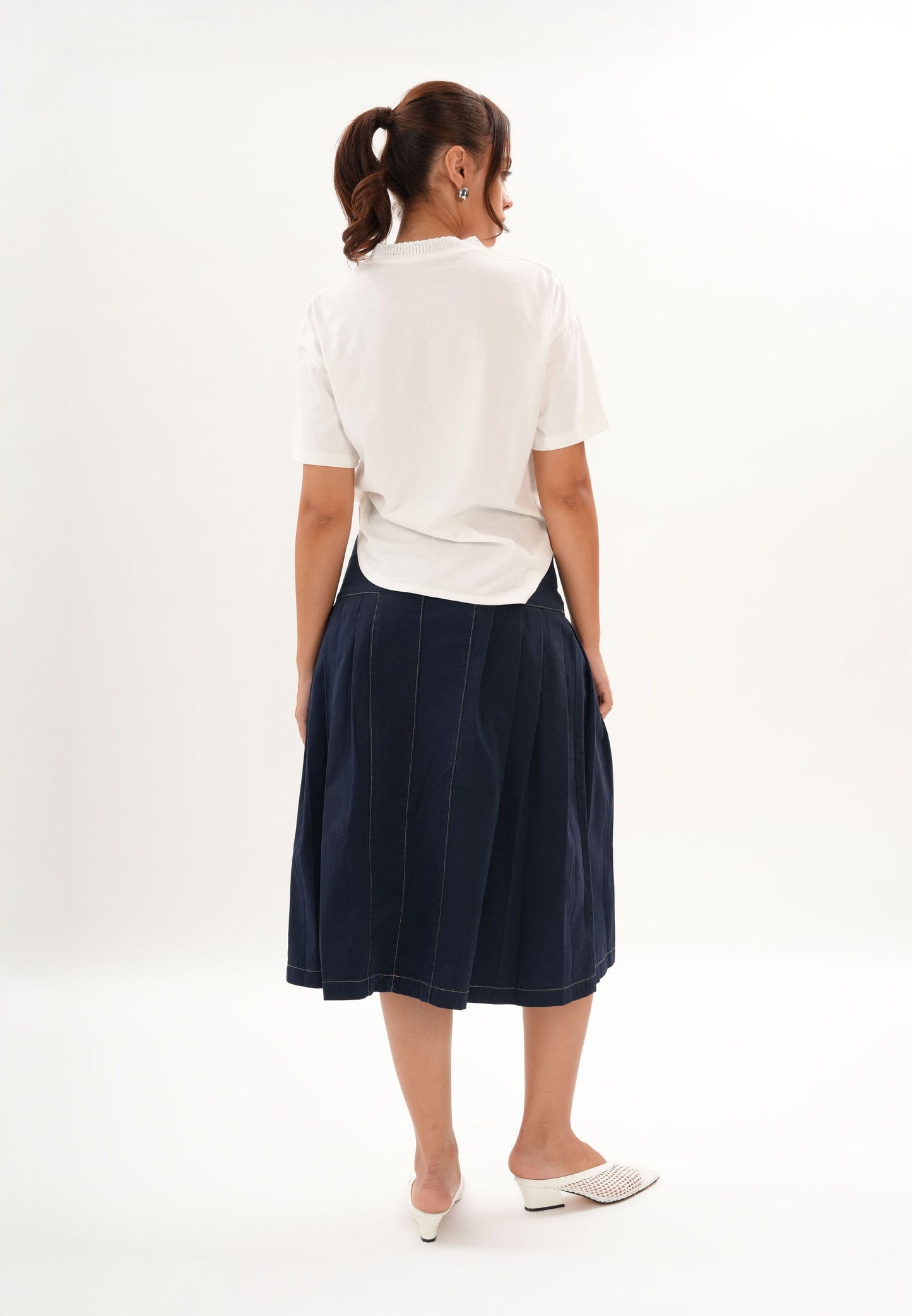Archetype Refined Ink Short Sleeve Top (Offwhite)