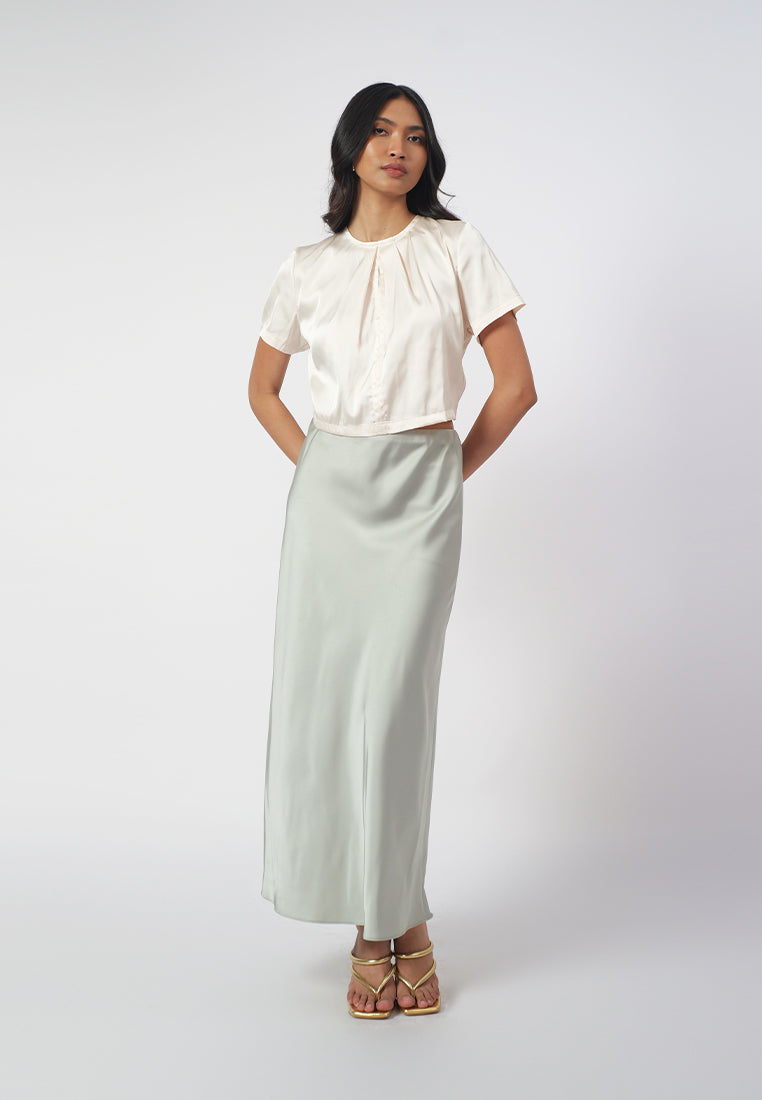Raf Isabelle Short Sleeve Top (Cream)