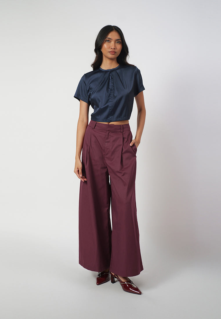 Raf Isabelle Short Sleeve Top (Navy)