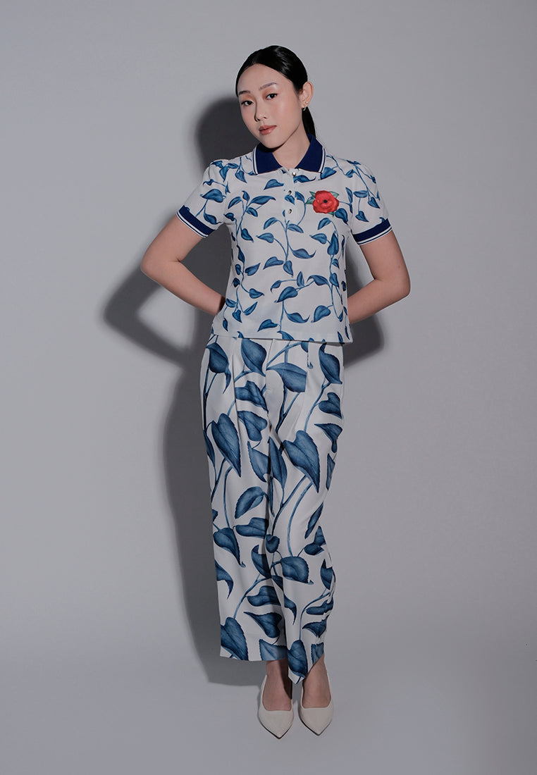 Ivana Pants (Printed White)
