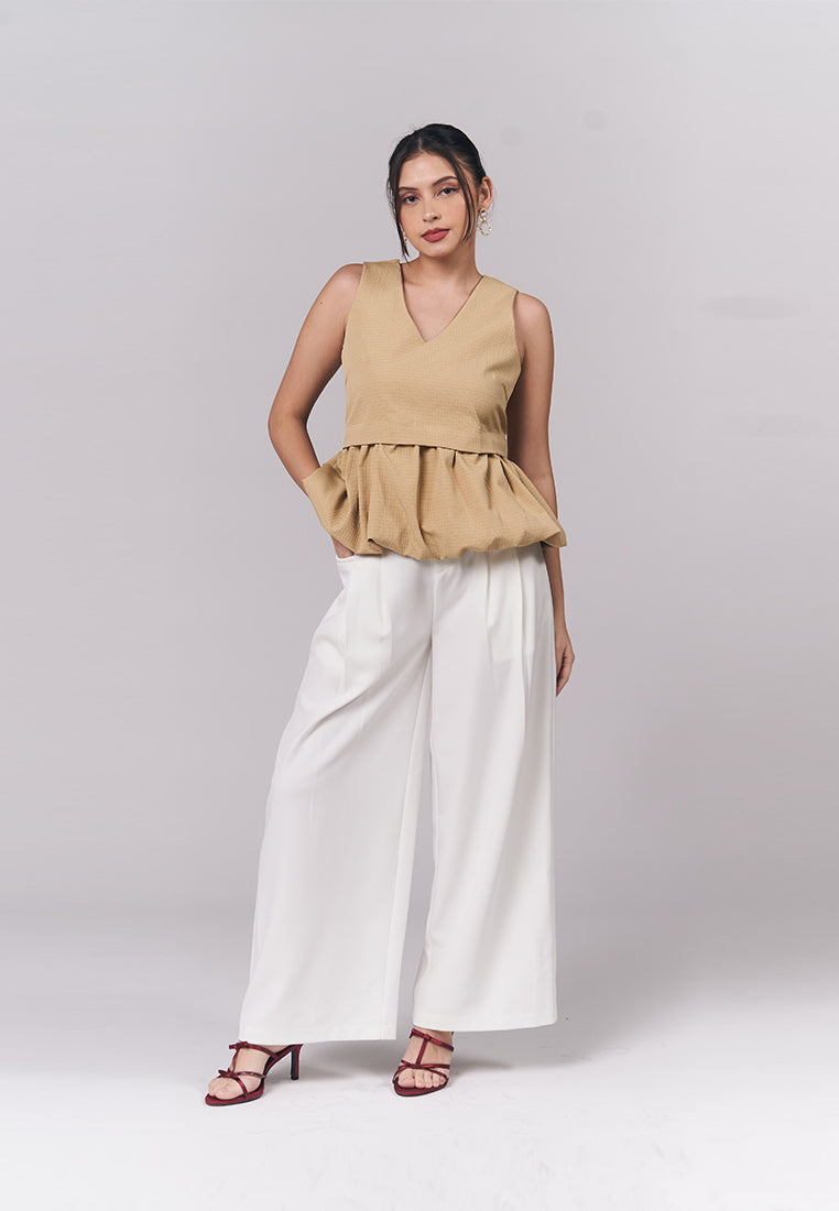 Janeille Sleeveless Top (Avocado)