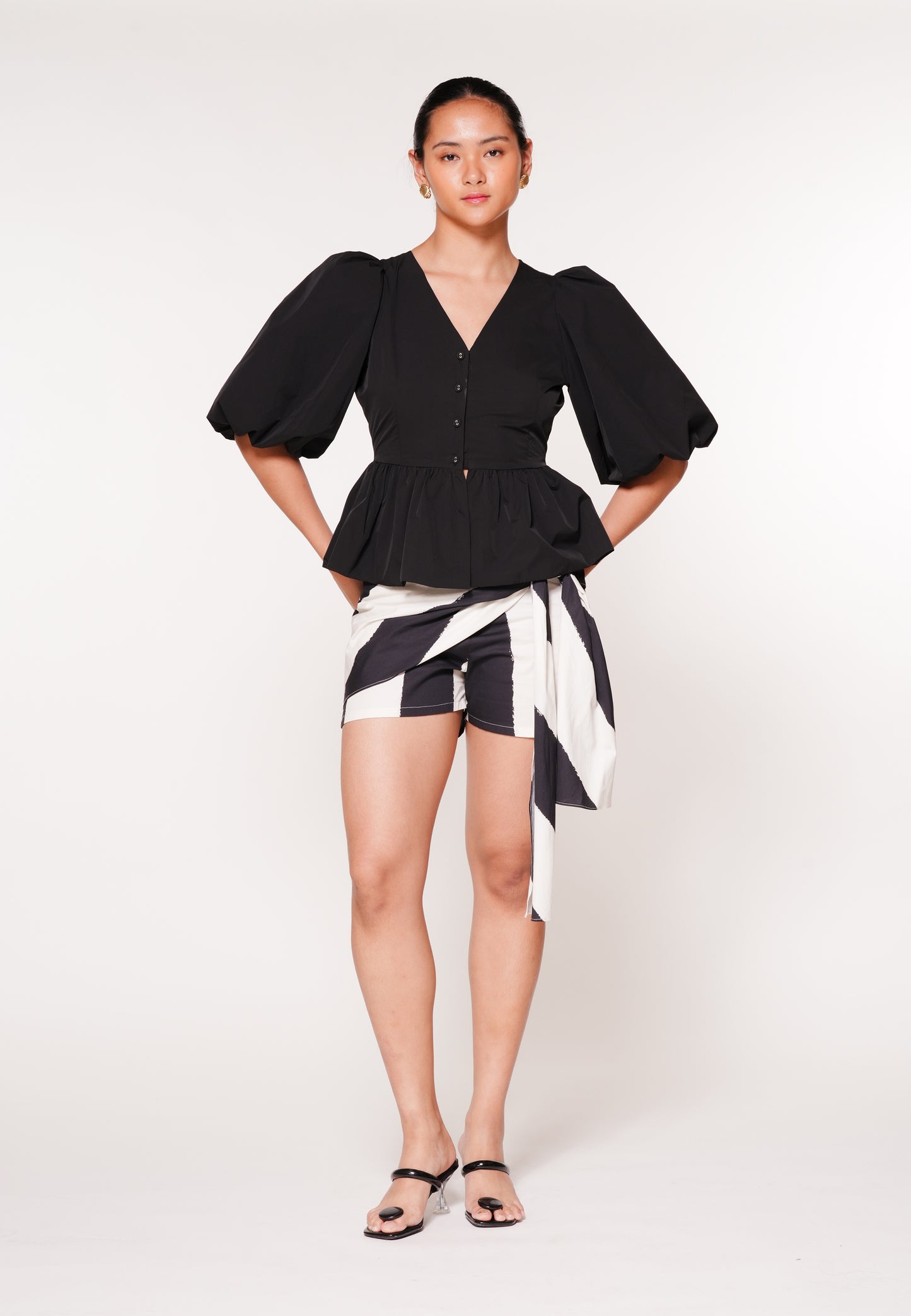Raf Jig Shorts (Black/Cream)