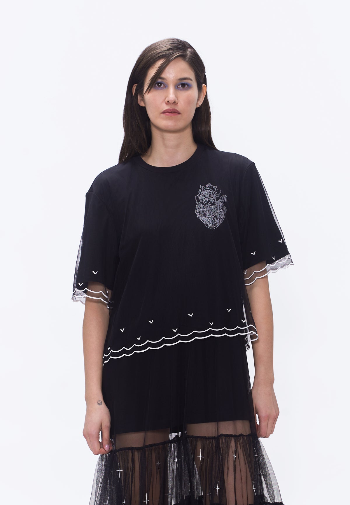 Plains & Prints x Randolf Logo T-Shirt Dress (Black)