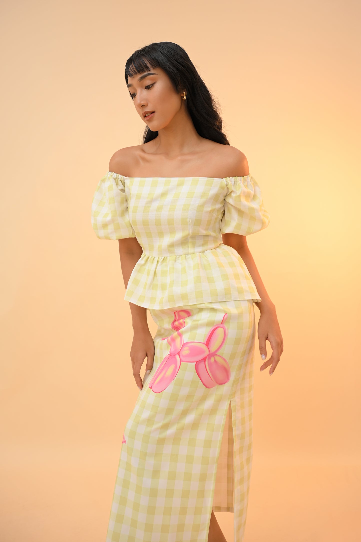 Dog Short Sleeve Dress - Summer Dresses (Multi)