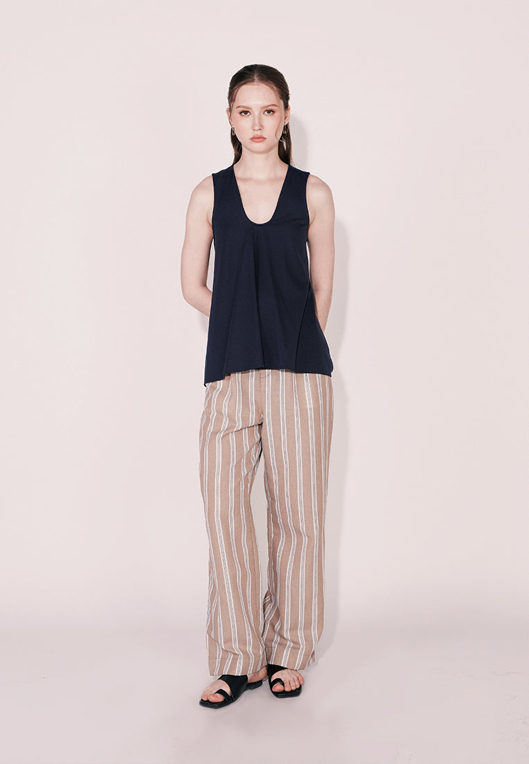 Camp Butter Sleeveless Top (Navy)