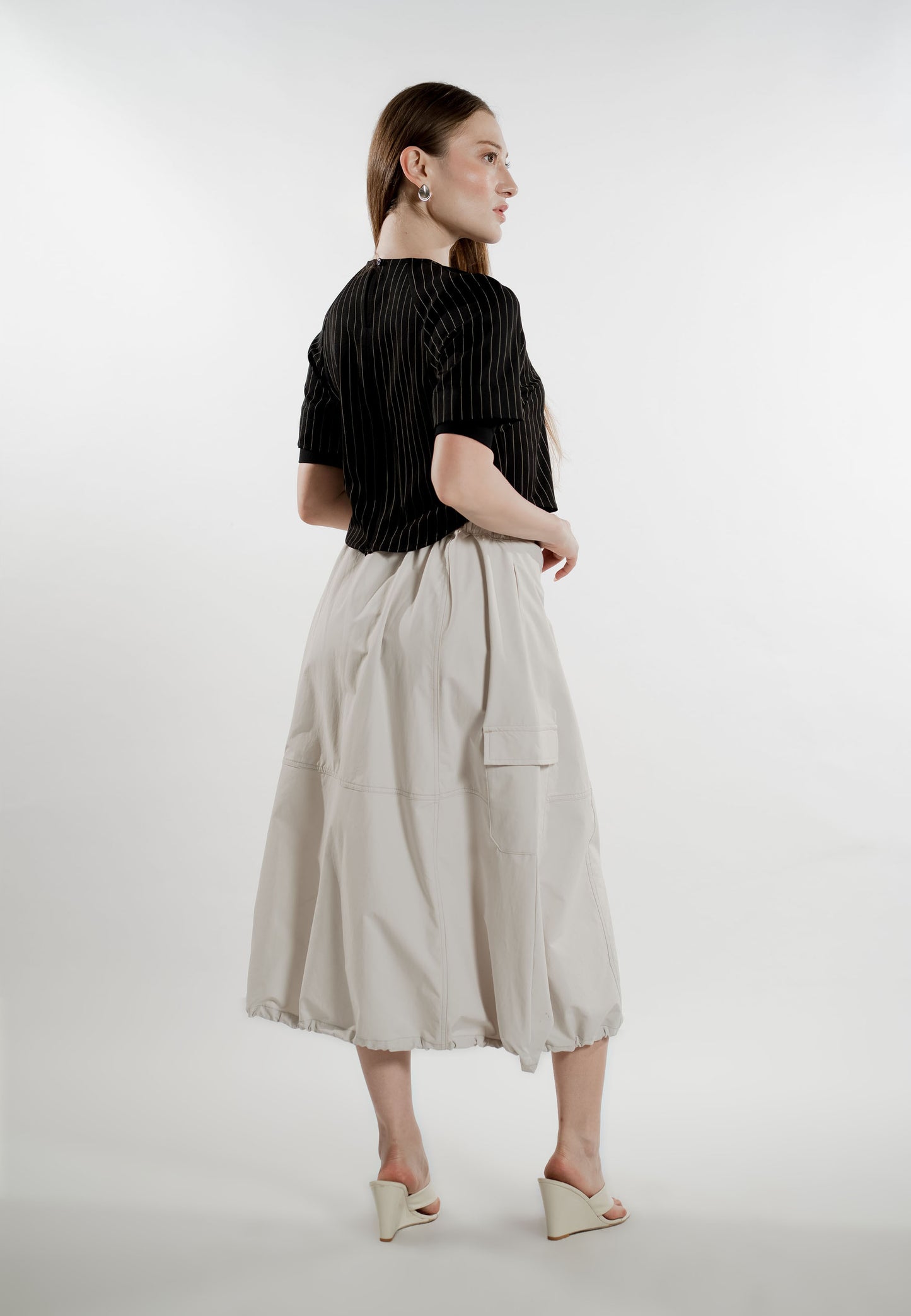 Eyla Skirt (Light Gray)