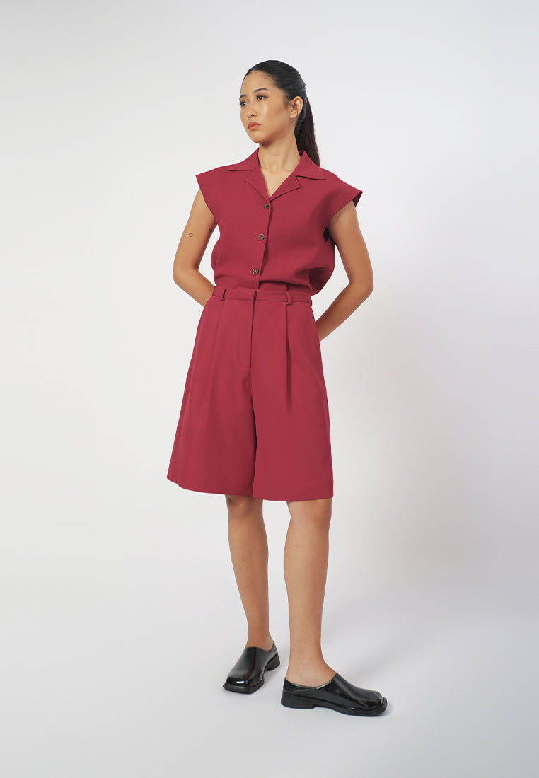 Raf Gemma Sleeveless Top (Red)