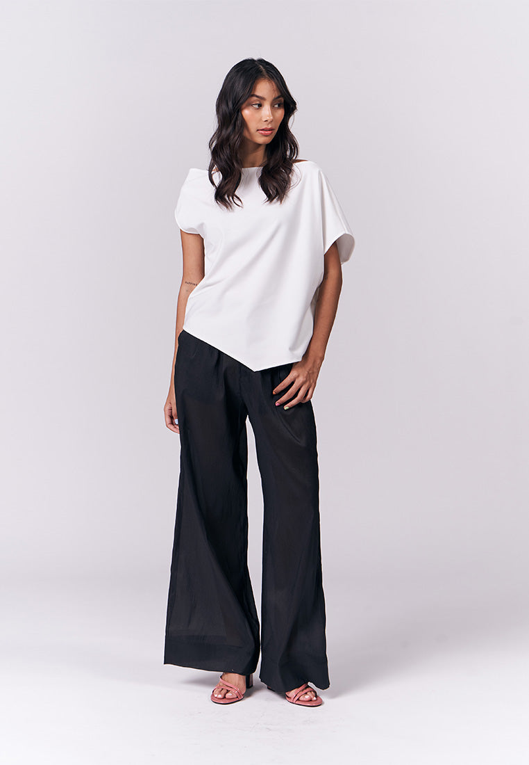 Joyous Short Sleeve Top (White)