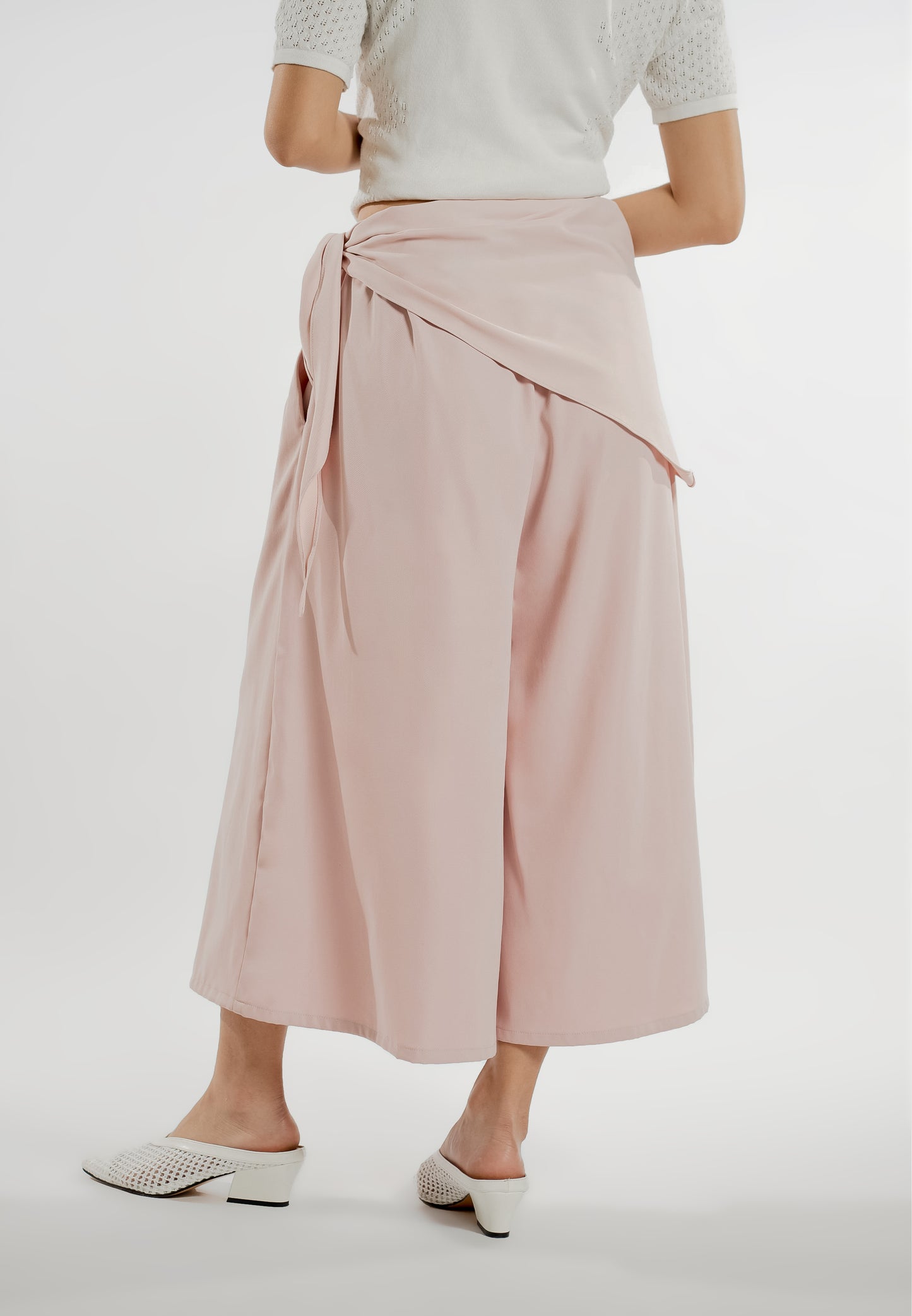 Ezri Culottes W/ Sash (Blush)