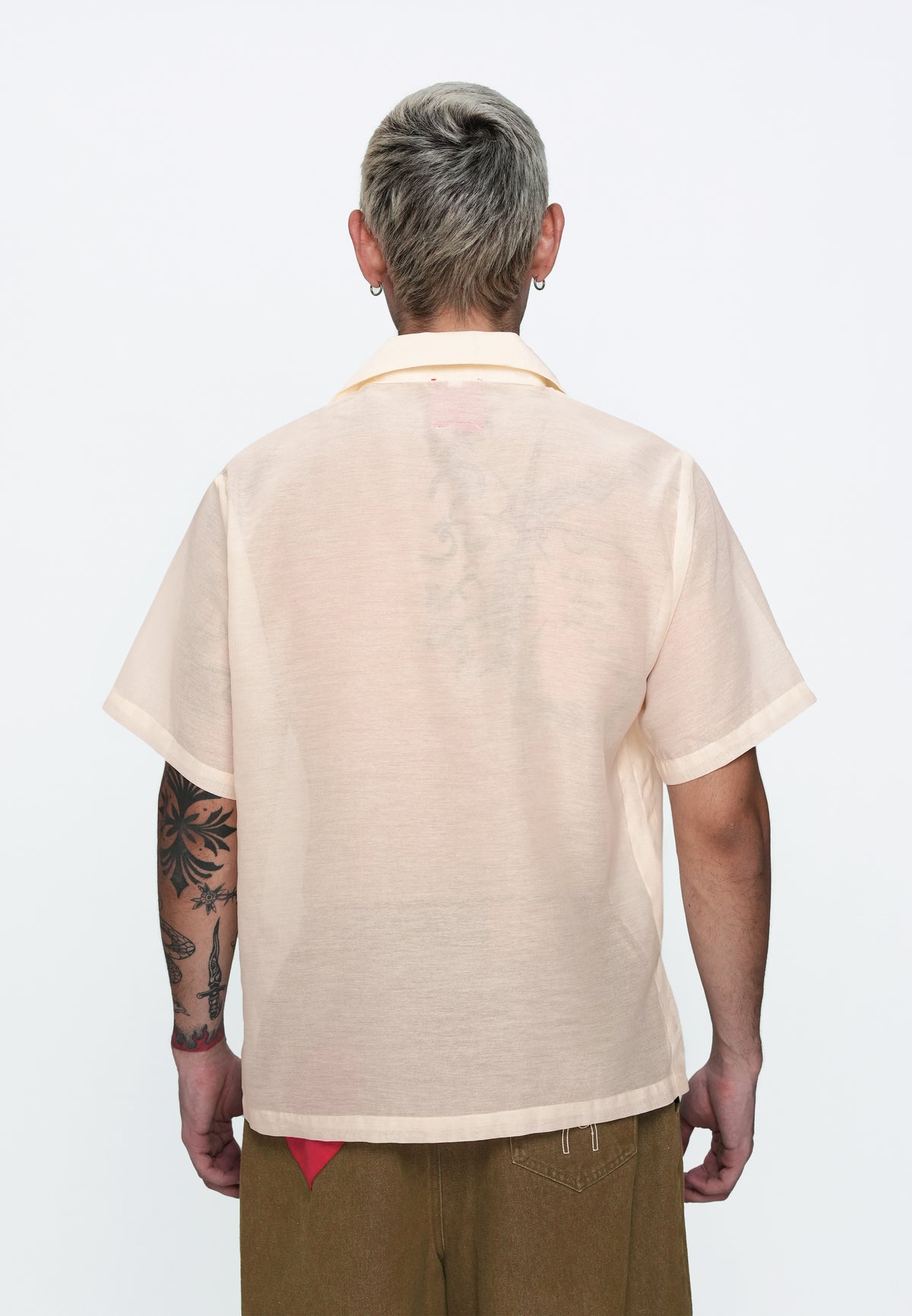 Plains & Prints x Randolf Joji Short Sleeve Top (Cream)