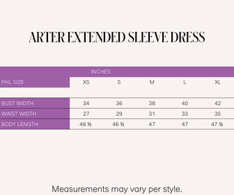 Arter Extended Sleeve Dress (Light Blue)