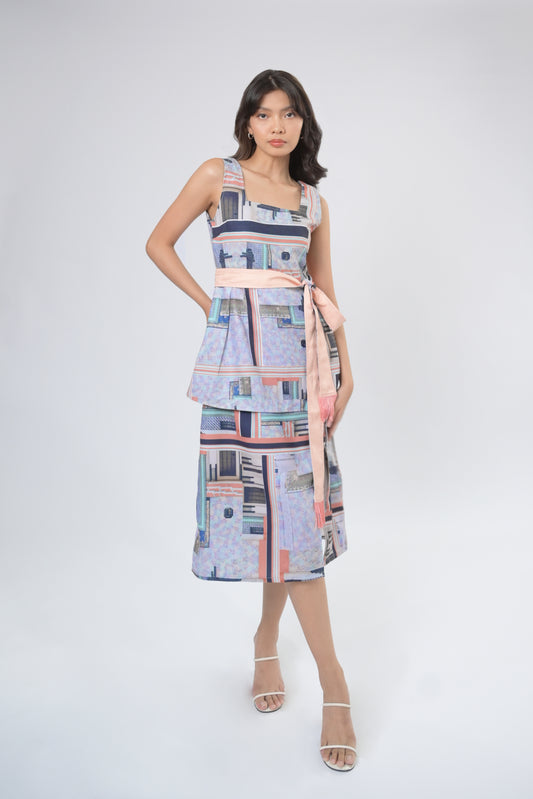 Plains & Prints X Mark Nicdao Arroceros Sleeveless Dress (Multi)