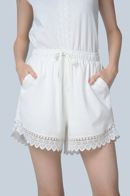 Bohemi Shorts (White)