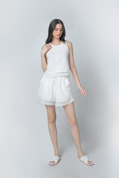 Bohemi Shorts (White)