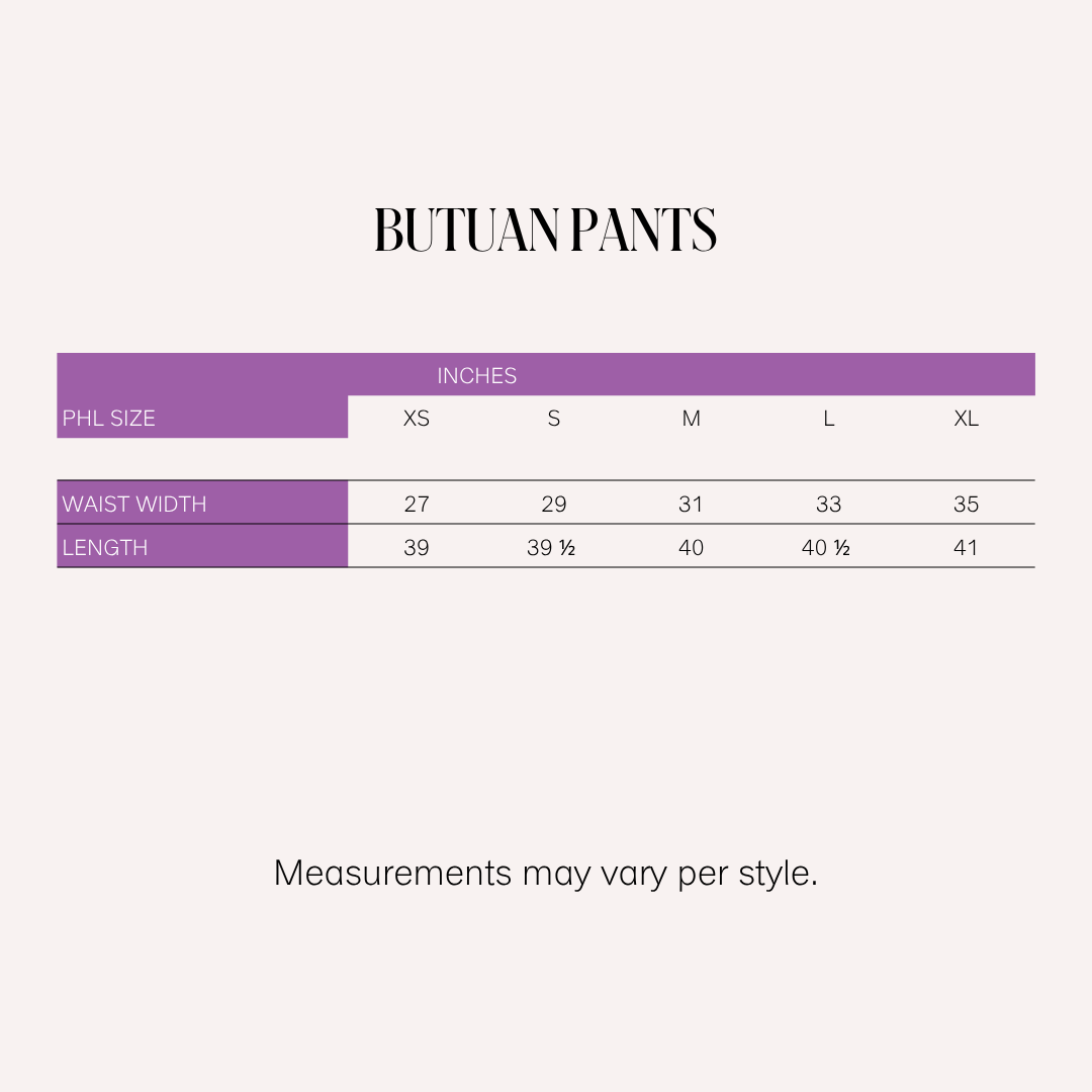 Sari- Sari Butuan Pants (Printed Blue)