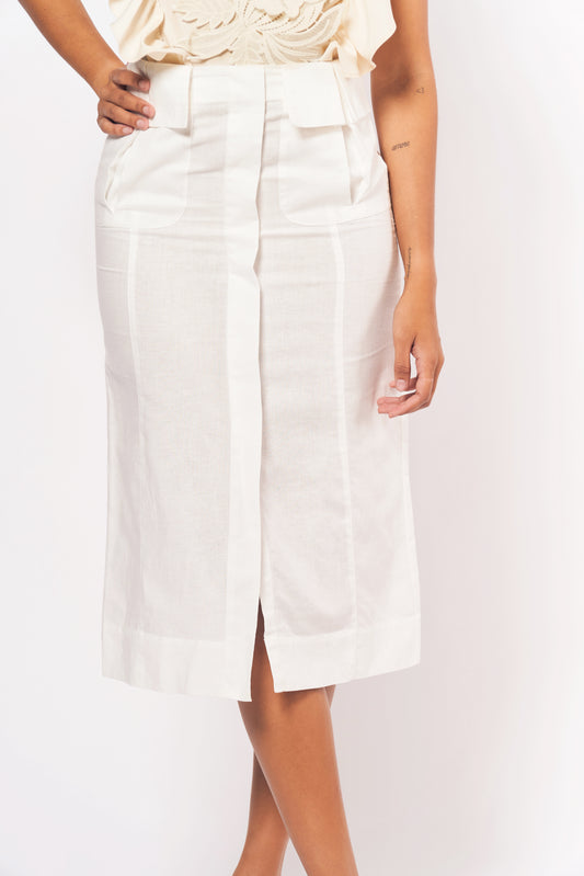 Complementary Crescencia Skirts (Off-White)