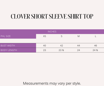 Archetype Summer Essentials Clover Short Sleeve Shirt Top (Butter)