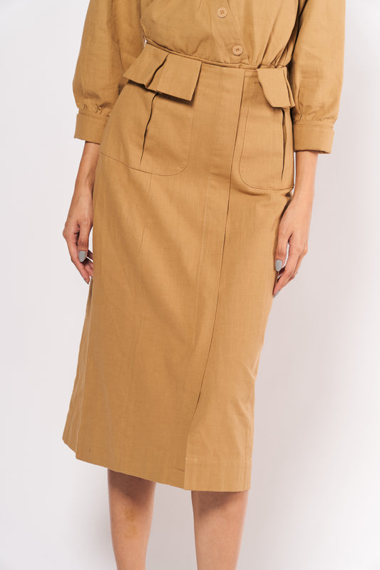 Complementary Crescencia Skirts (Khaki)