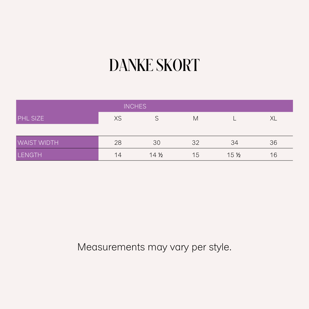 Camp Danke Skort (Black)