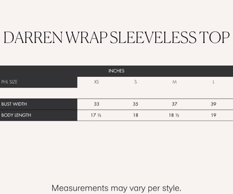 RAF Darren Wrap Sleeveless Top (Cream)