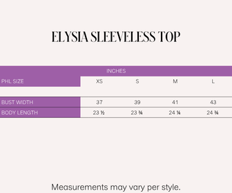 Elysia Sleeveless Top (Brown)