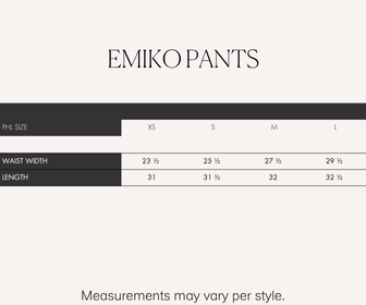 Raf Emiko Pants (Blue)