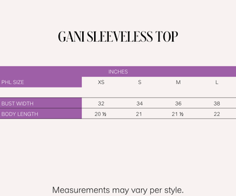 Nobleza Gani Sleeveless Top (Mustard)