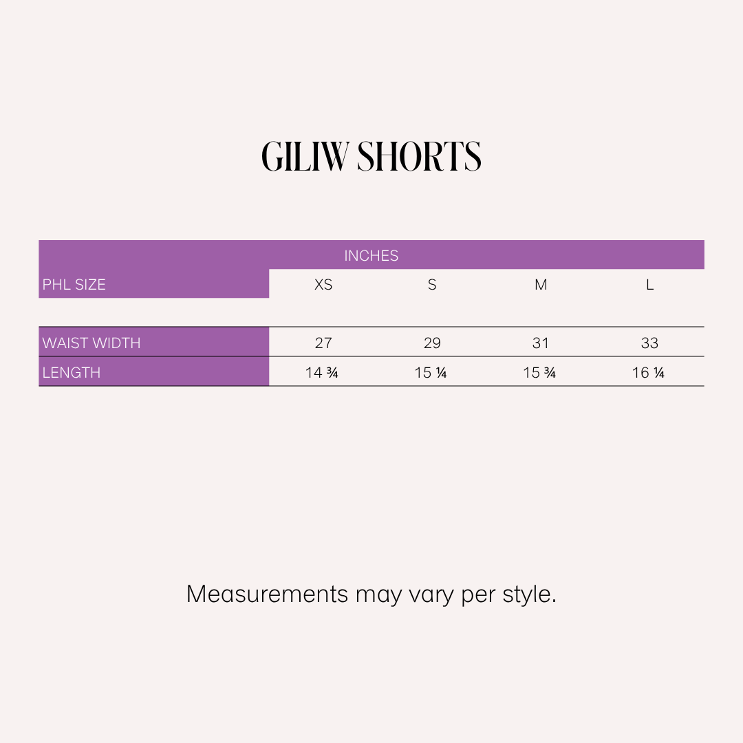 Sari-Sari Giliw Shorts (Striped Brown)