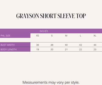 Nobleza Grayson Short Sleeve Top (Navy)