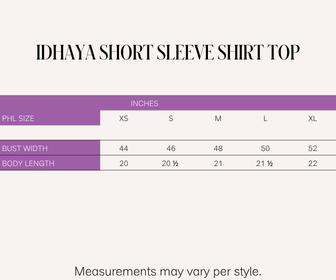 Holiday 2025 Idhaya Short Sleeve Top (Striped Navy)