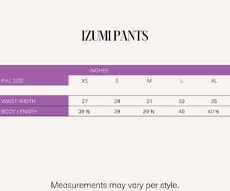 Holiday 2025 Izumi Pants (Yellow)