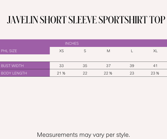 Holiday 2025 Javelin Short Sleeve Sport Shirt Top (Printed Wine)