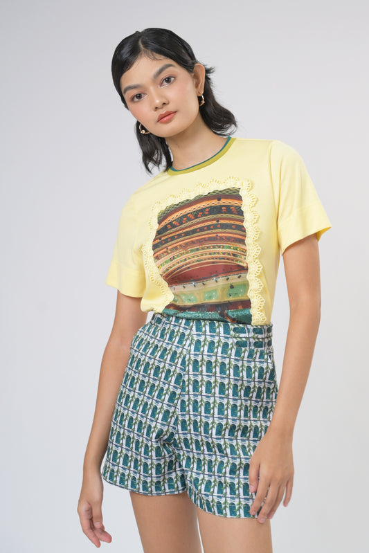 Plains & Prints X Mark Nicdao Serano Short Sleeve Dress (Multi)