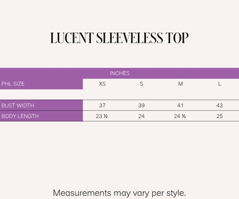Archetype Refined Lucent Sleeveless Top (White/Black)