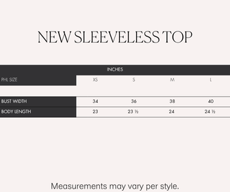 Raf New Sleeveless Top (Black)