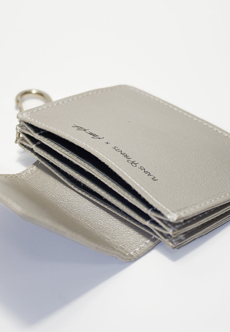Plains & Prints × Pete Rich Card Wallet (Silver)