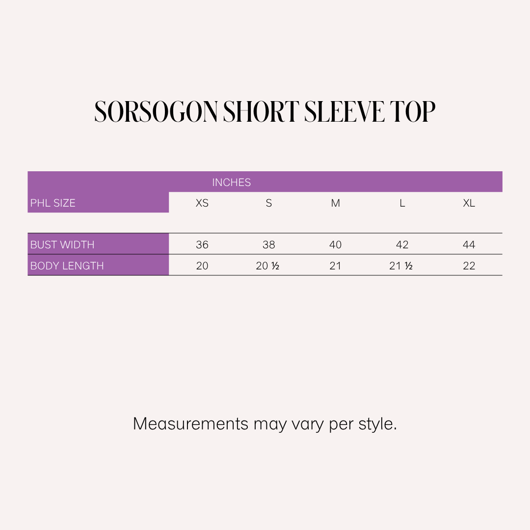 Sari- Sari Sorsogon Short Sleeve (Printed Brown)