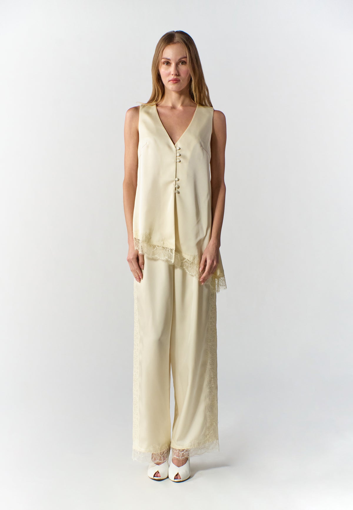 RAF Soul Sleeveless Top (Cream)