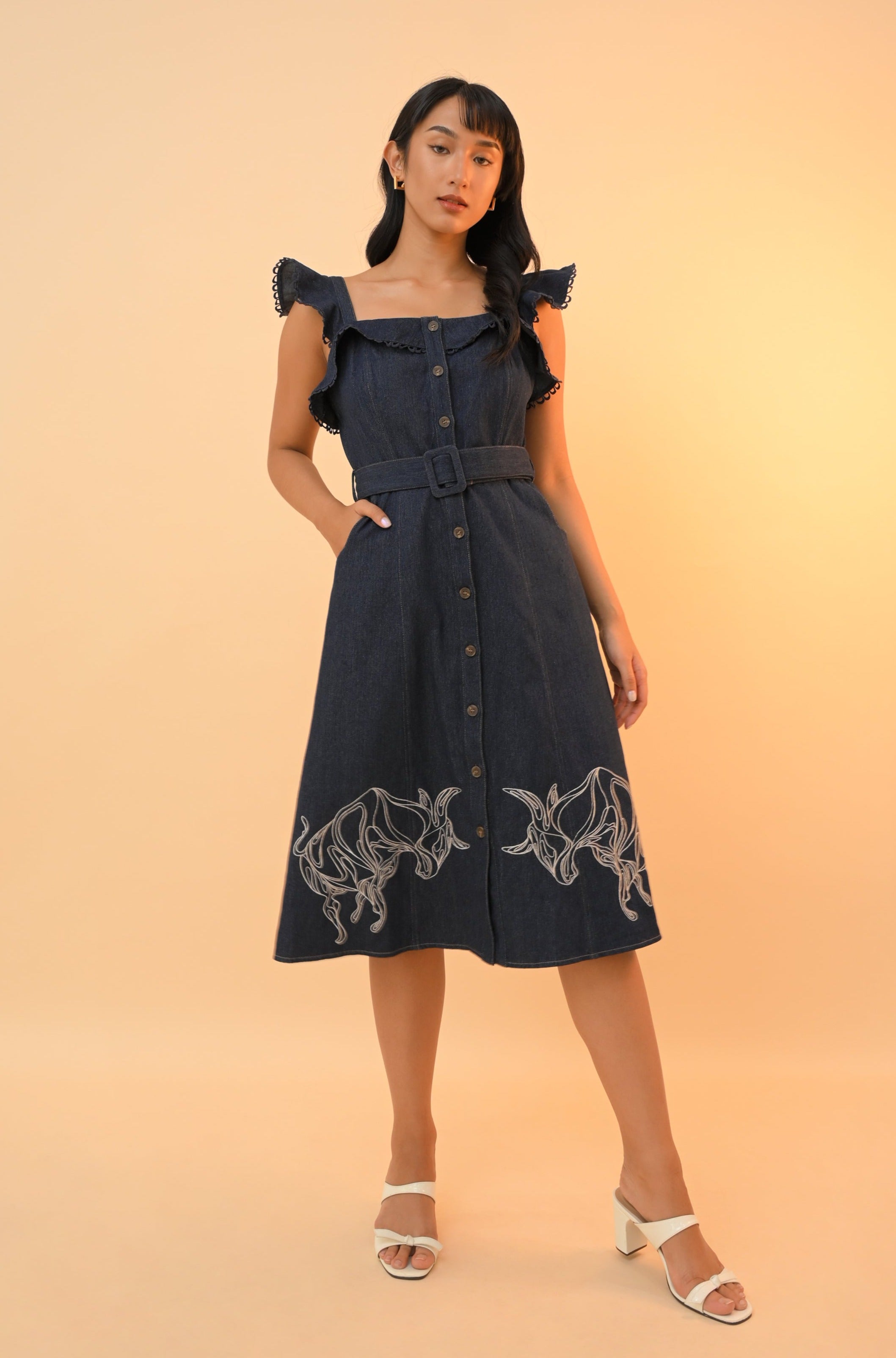 Plain and prints dress 2018 sale